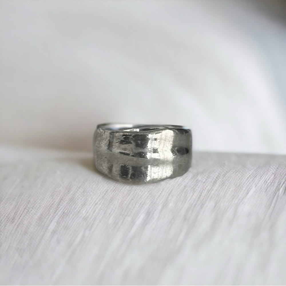 Vintage Tiffany & Co 925 Sterling Silver Leaf Ring
